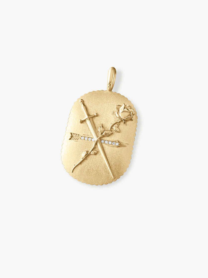 The Rose & Sword Pendant